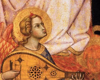 Andrea di Bartolo, ca 1400, Incoronazione delle Vergine (detail)